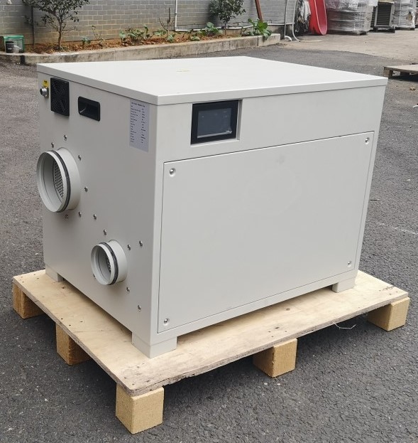 horizontal type dehumidifier