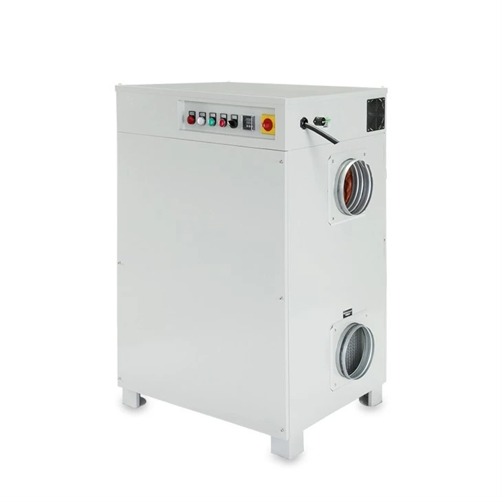 Low temperature rotary wheel air dehumidifier